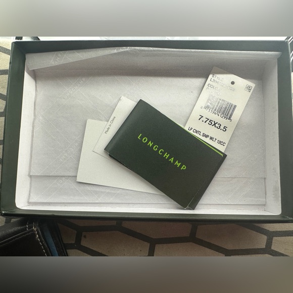 Longchamp black continental snap wallet - Picture 5 of 7